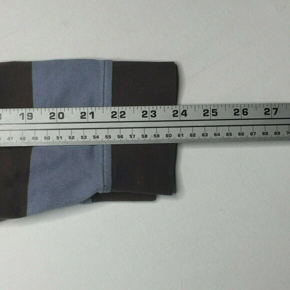 Daniel Cremieux Mens Long Sleeved Striped Shirt Blue Brown Size XL - Picture 10 of 10